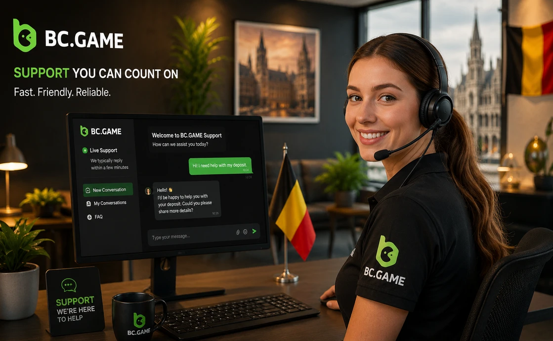 BC Game België ondersteuning met live chat hulp